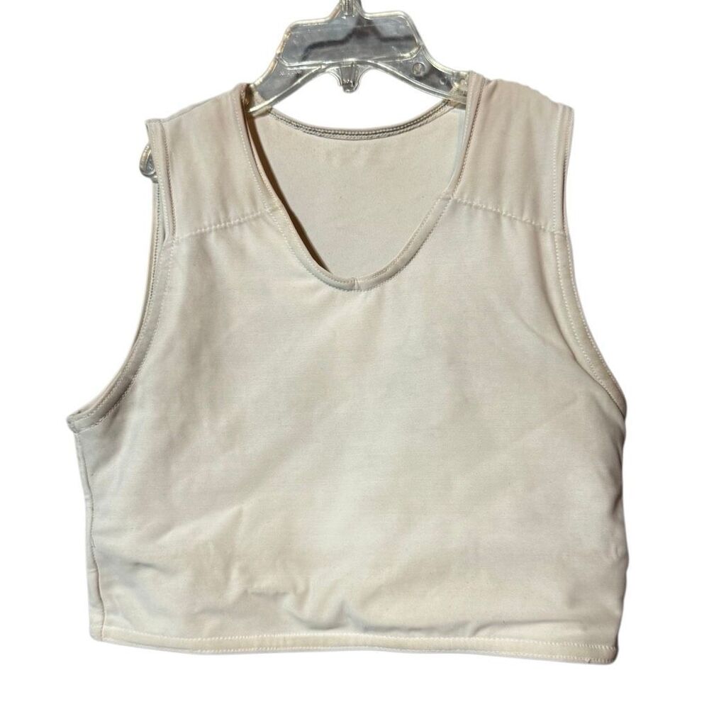 GC2B Half Tank Classic White Chest Binder Size Small